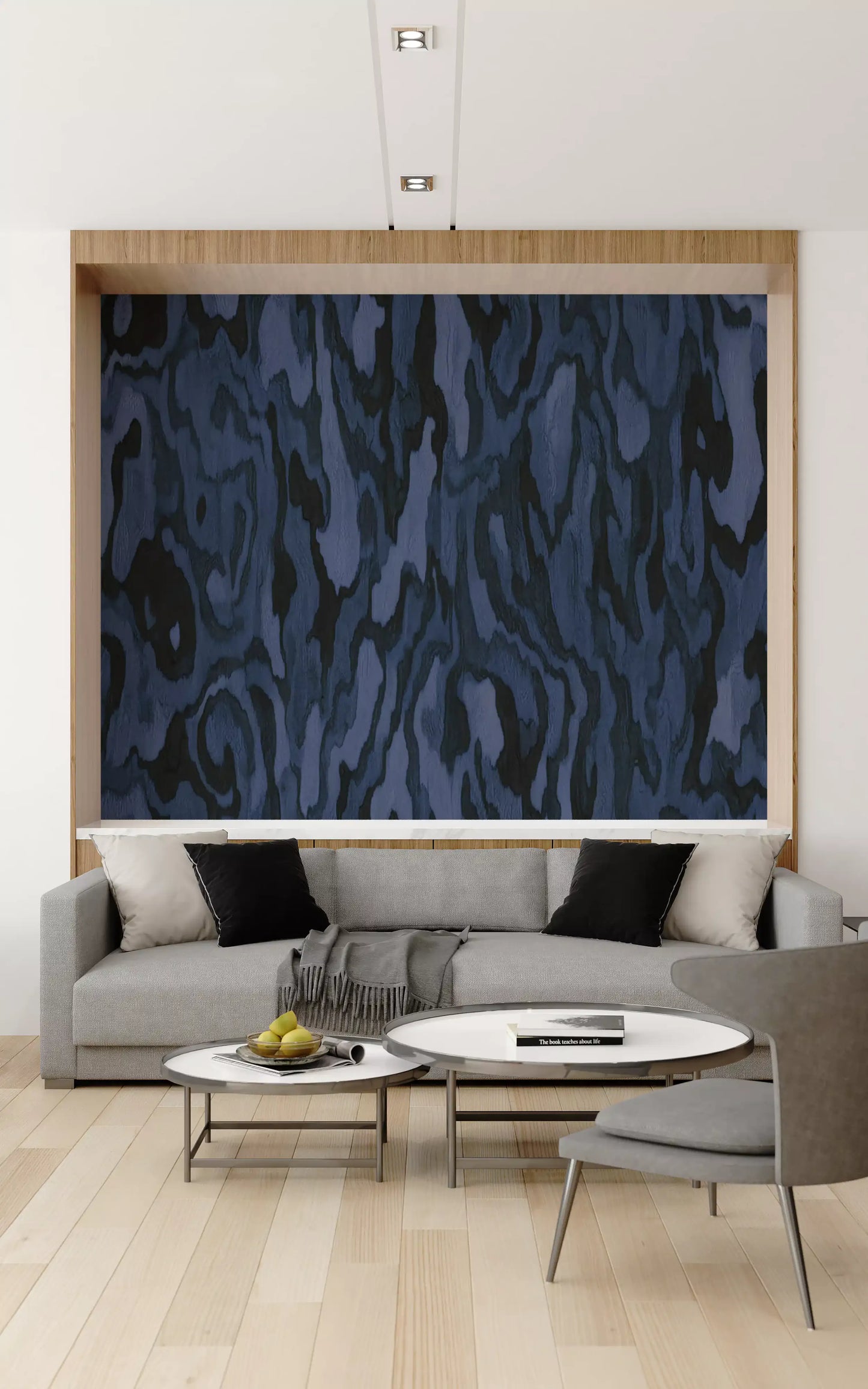 Ettore Burl Wall Mural
