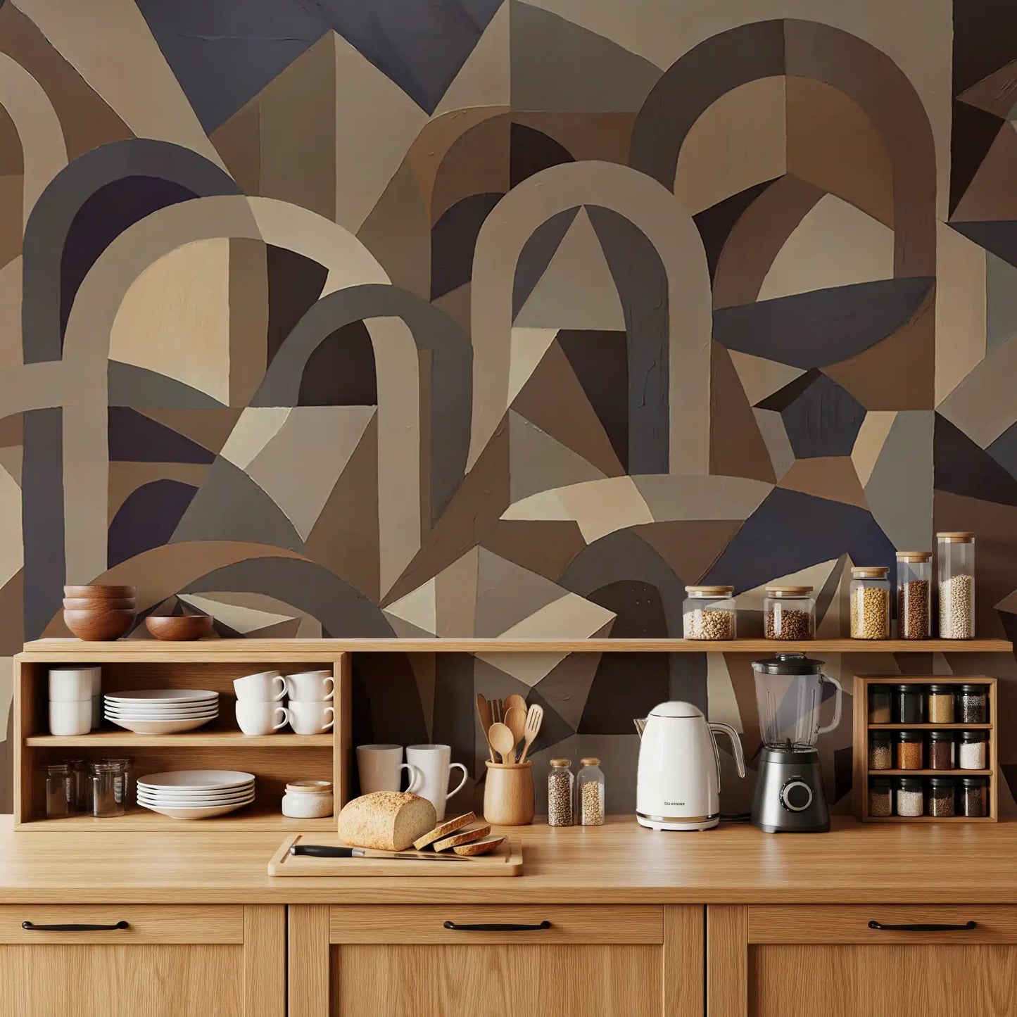 Silent Axis Wall Mural