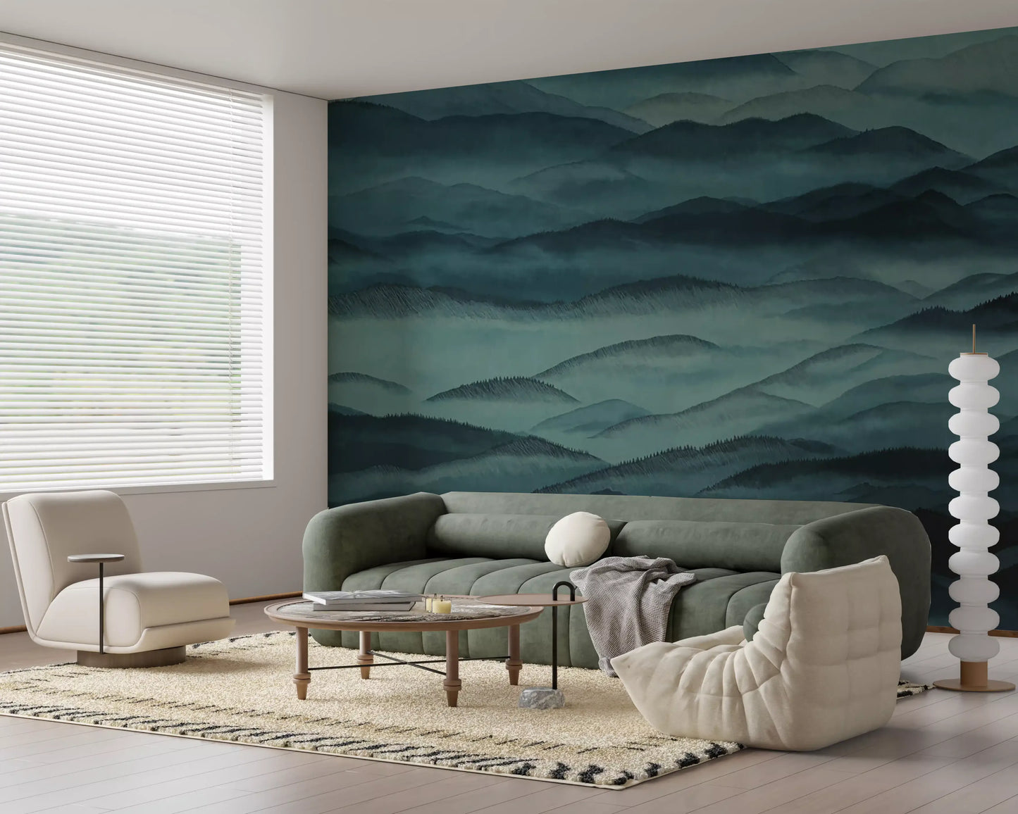Roerich Hills Wall Mural