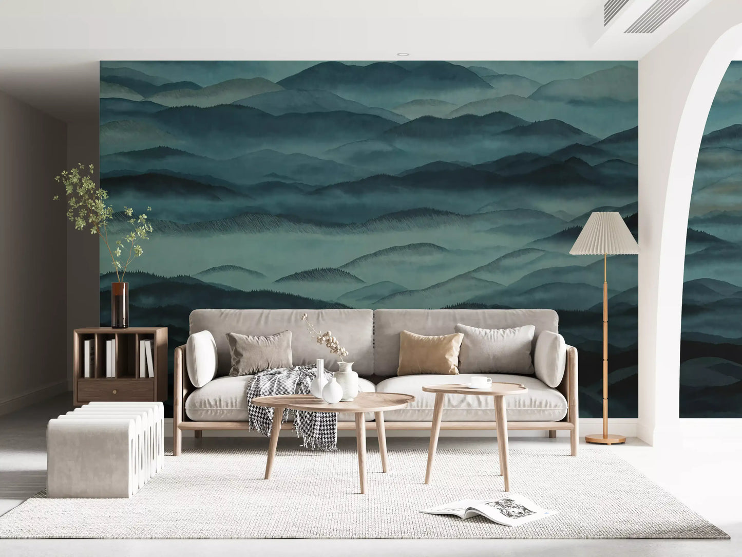 Roerich Hills Wall Mural