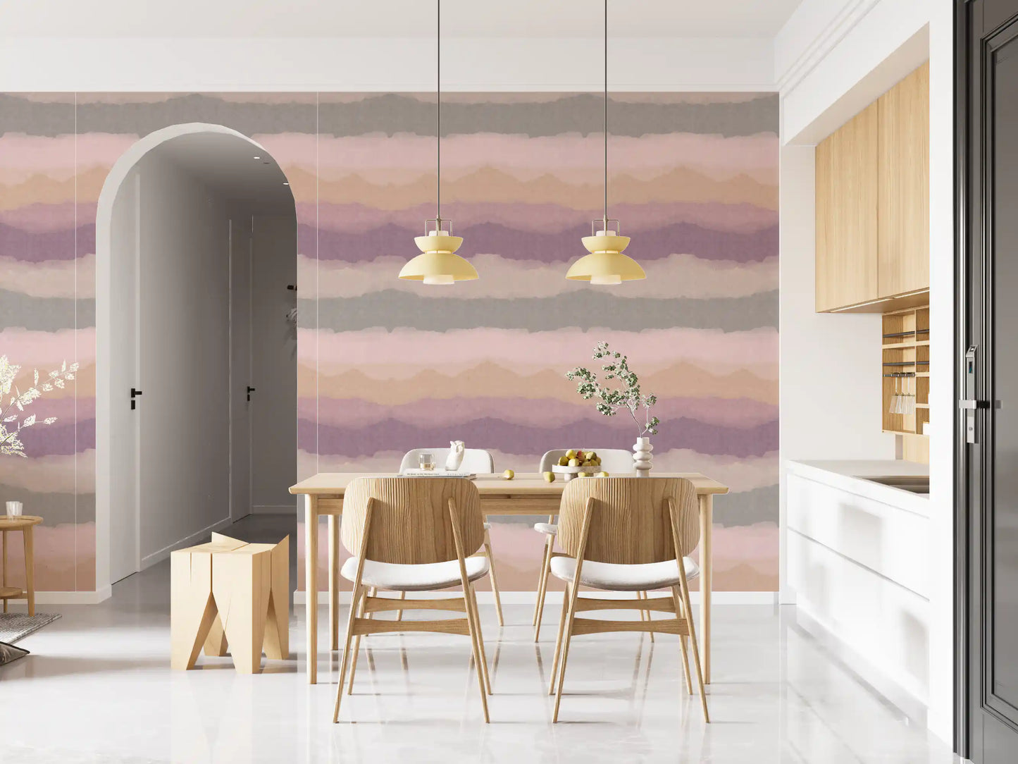 Relax Sunrise Painted Horizon Wallpaper⁠