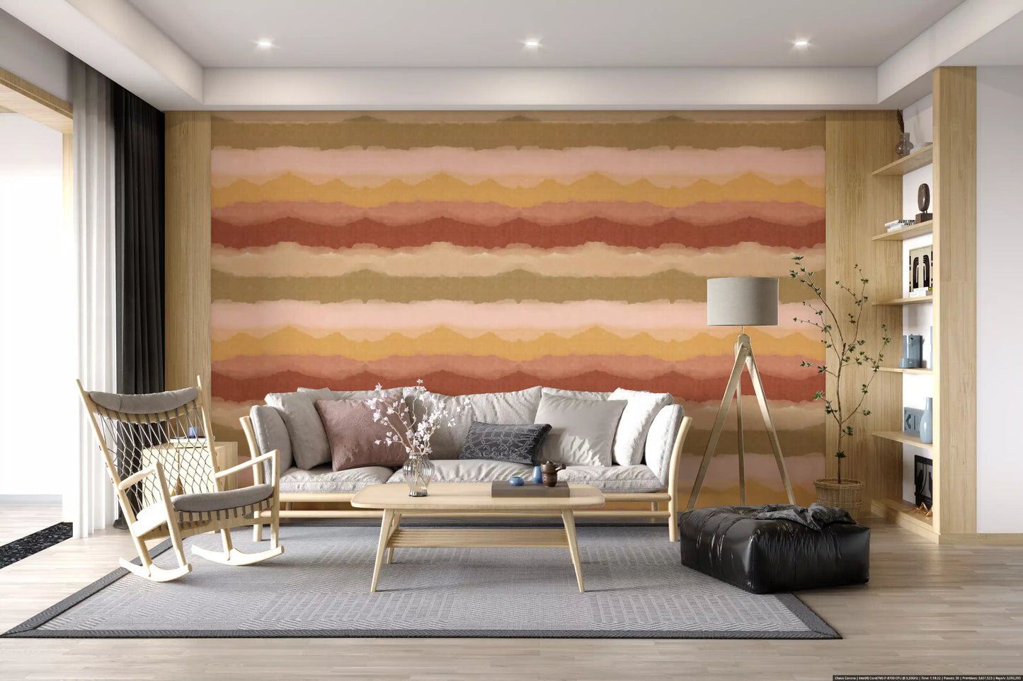 Relax Sunset Painted Horizon Wallpaper⁠