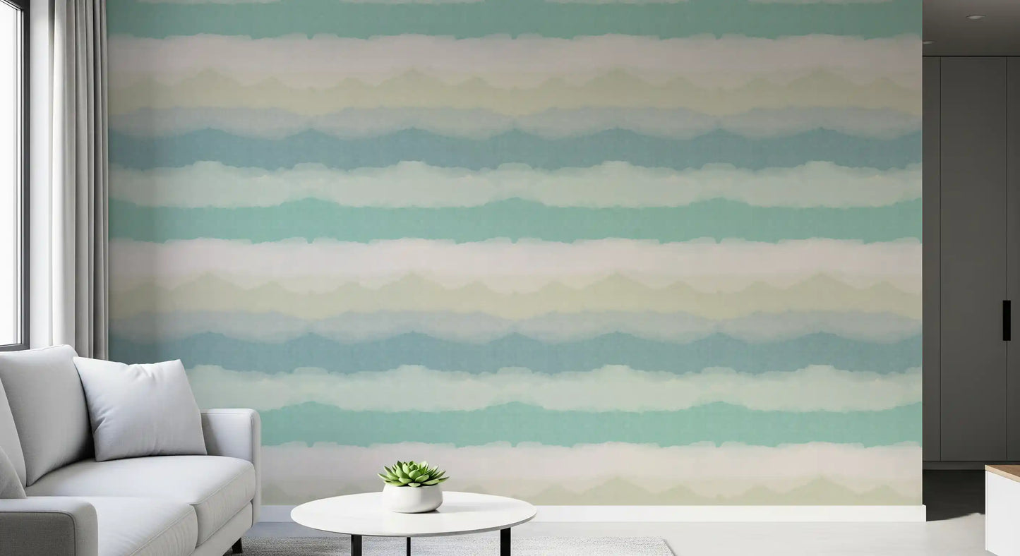 Relax Watery Painted Horizon Wallpaper⁠