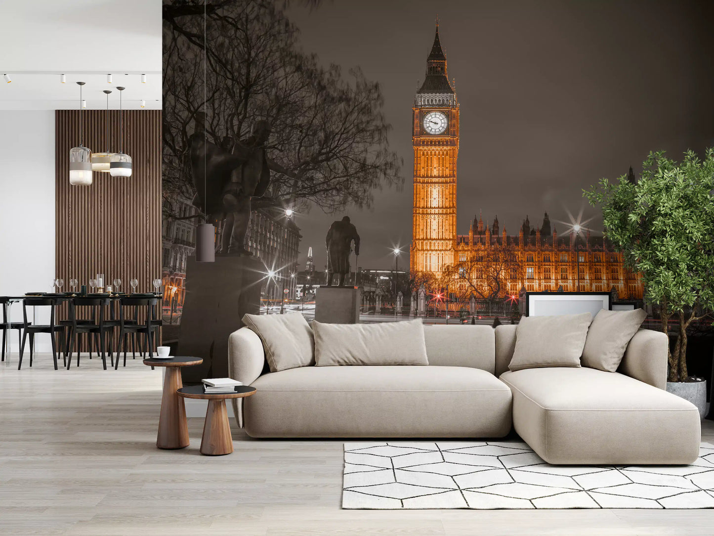 Westminster Ember Glow Wall Mural