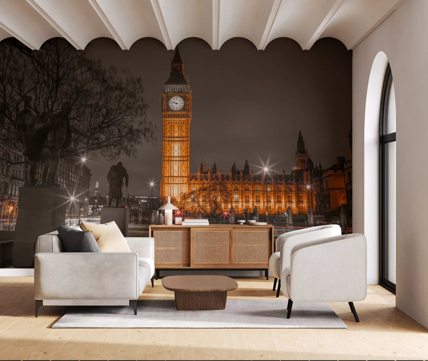 Westminster Ember Glow Wall Mural