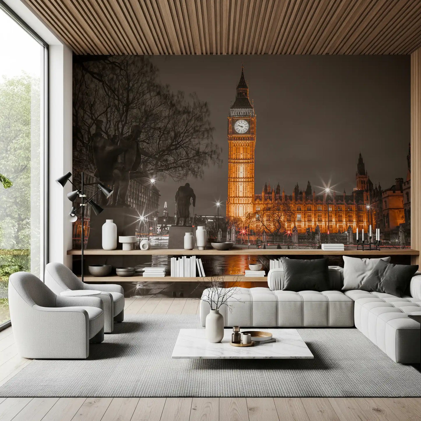 Westminster Ember Glow Wall Mural