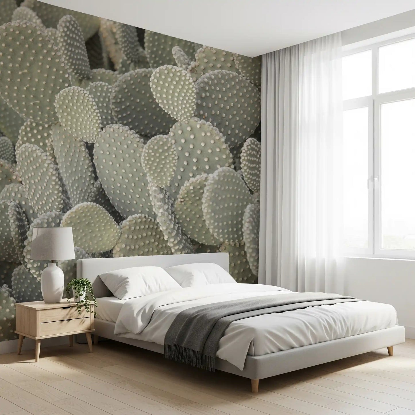 Cacti background Wall Mural