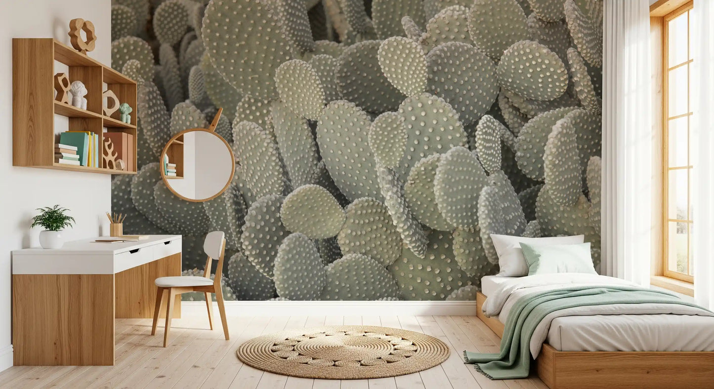 Cacti background Wall Mural