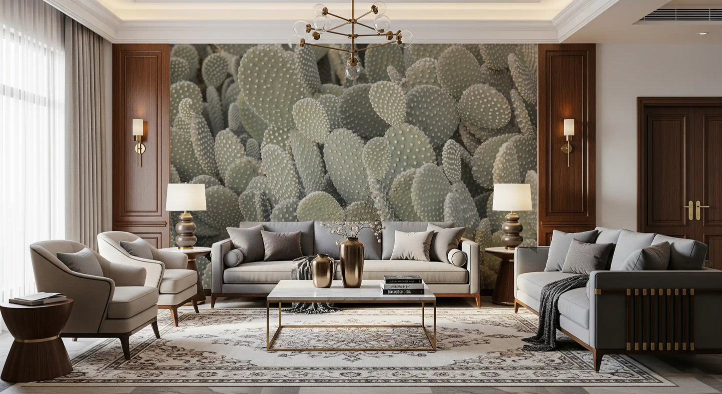 Cacti background Wall Mural