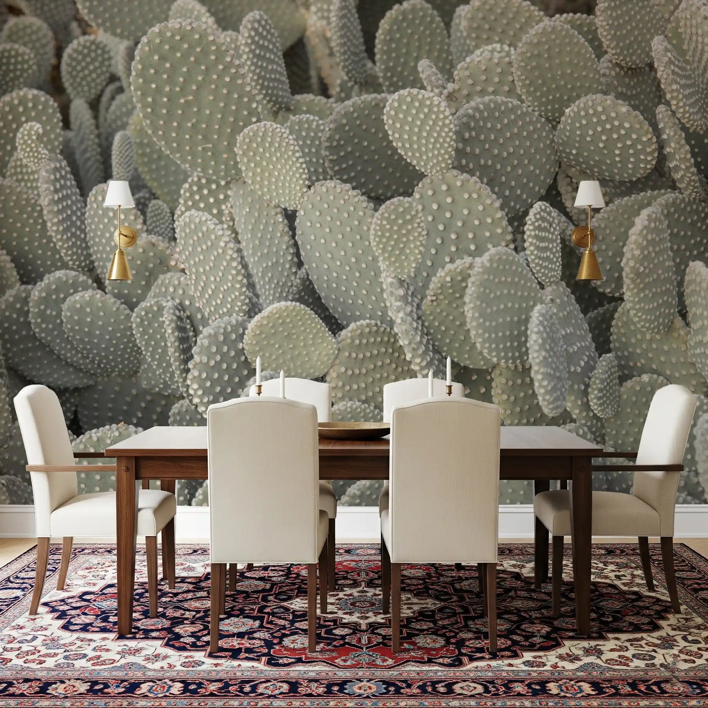 Cacti background Wall Mural