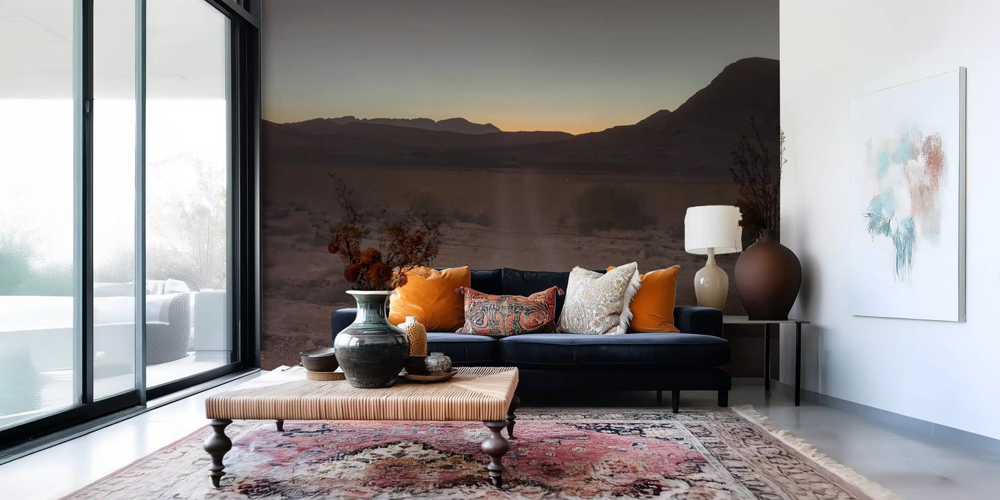 Desert Dawn Path Wall Mural