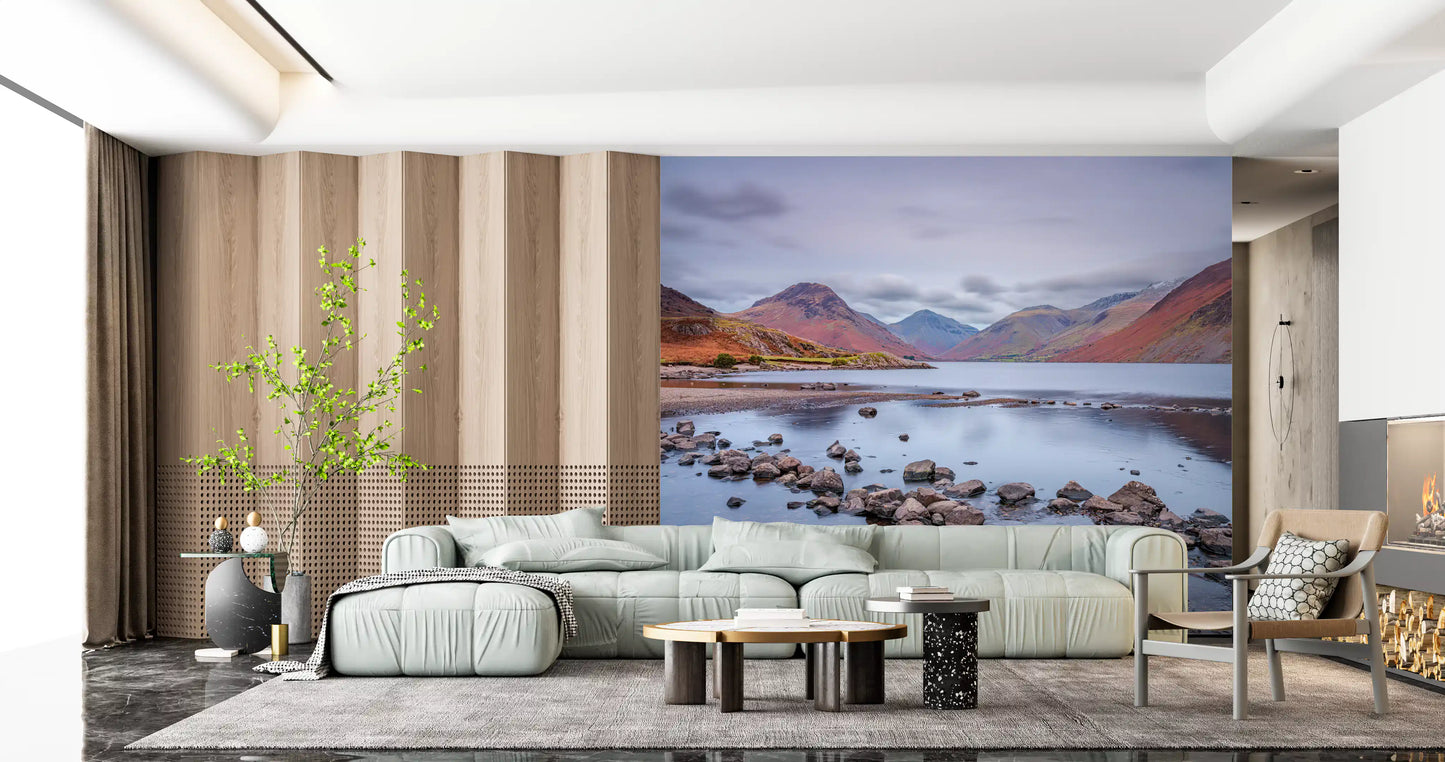 Wastwater's Autumnal Embrace Wall Mural