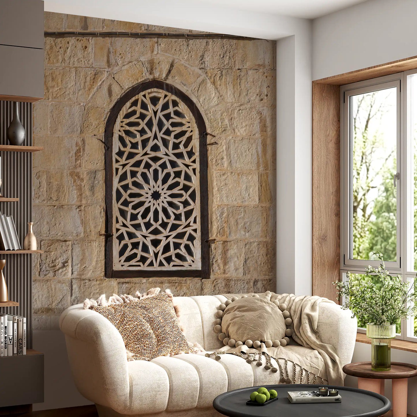 Moorish Light Pattern Wall Mural