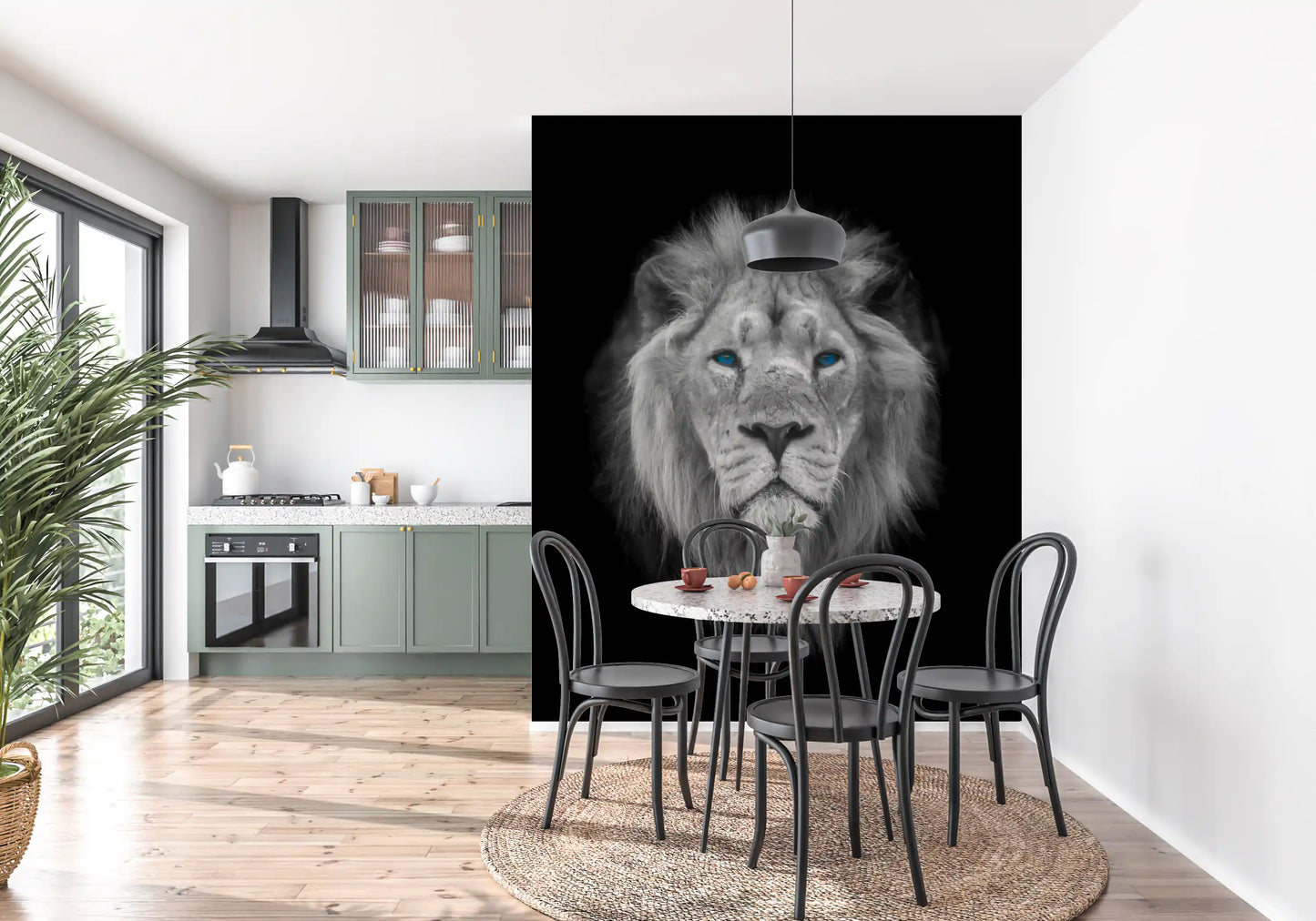 Azure Eye King Wall Mural