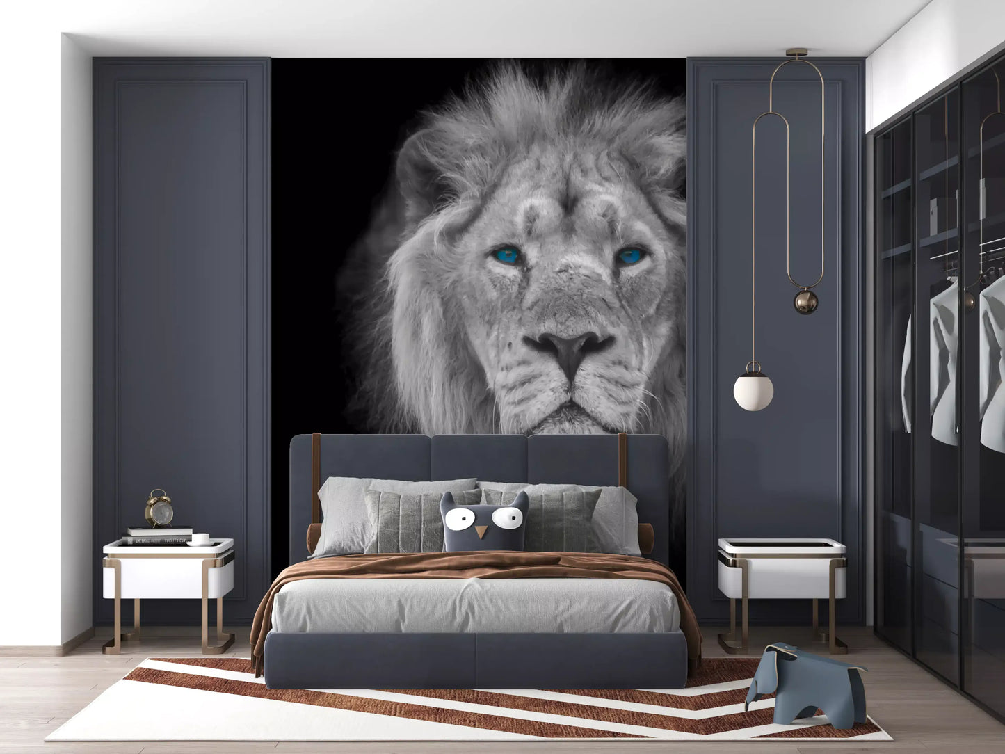 Azure Eye King Wall Mural