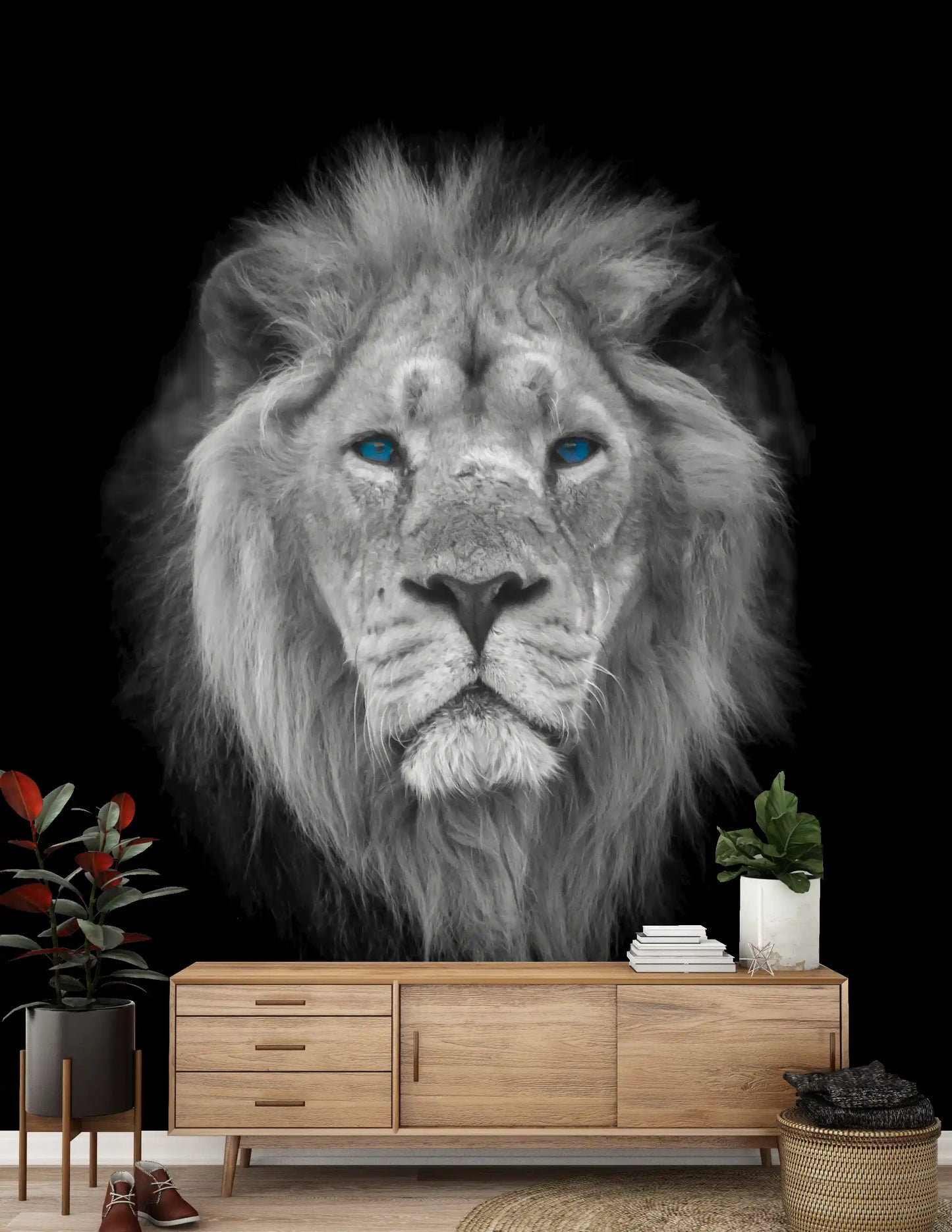 Azure Eye King Wall Mural