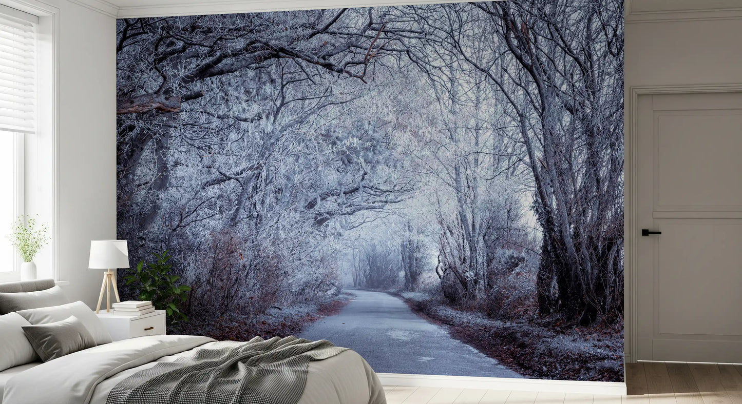 Winter's Enchanted Way Wall Mural