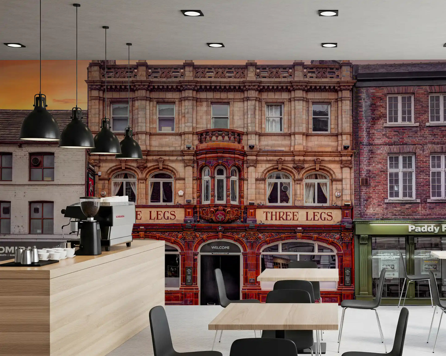 Three Legs: A Timeless Landmark Wall Mural