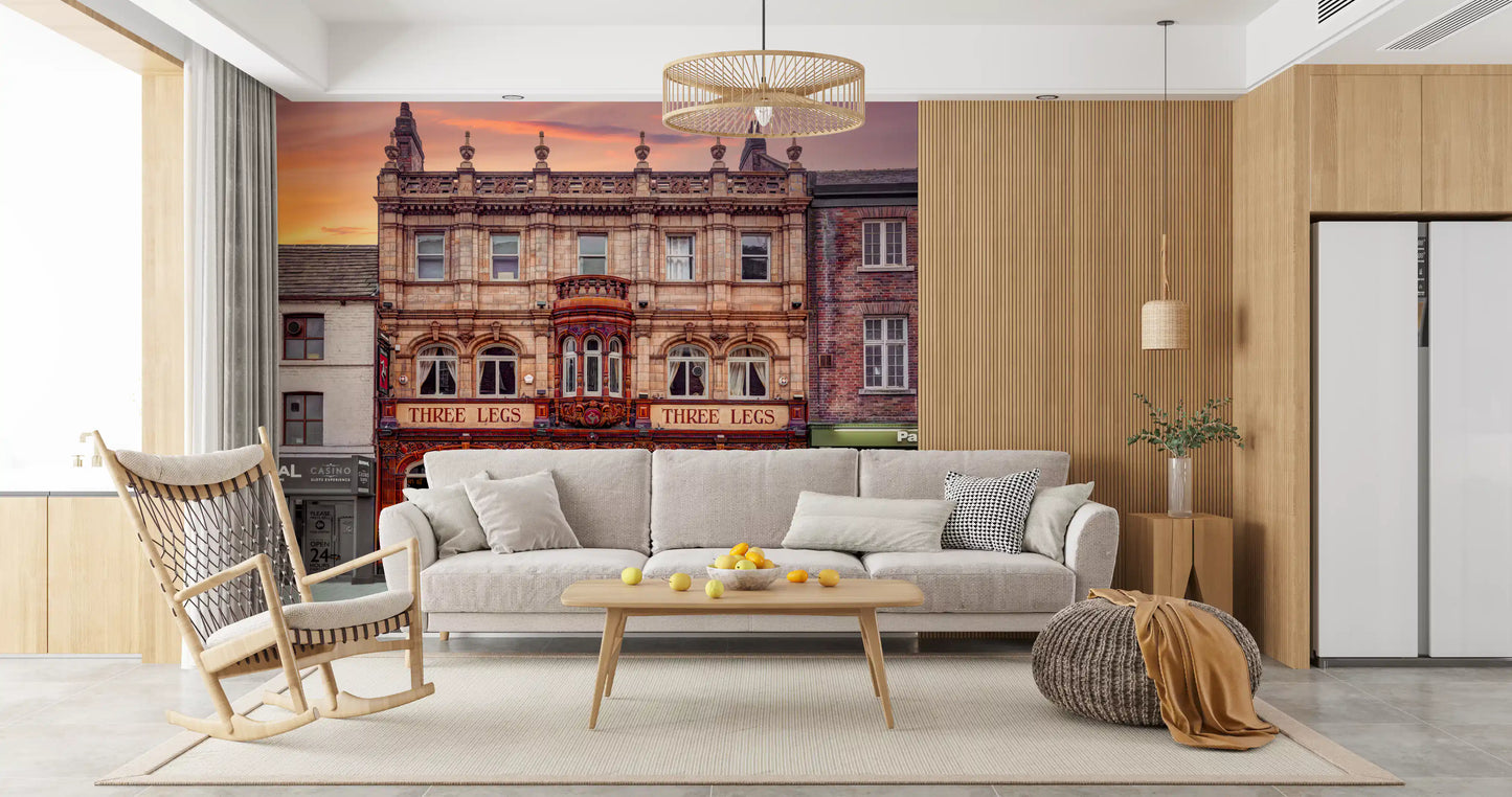 Three Legs: A Timeless Landmark Wall Mural