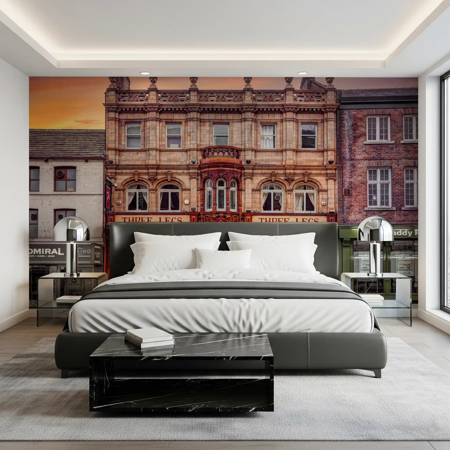 Three Legs: A Timeless Landmark Wall Mural
