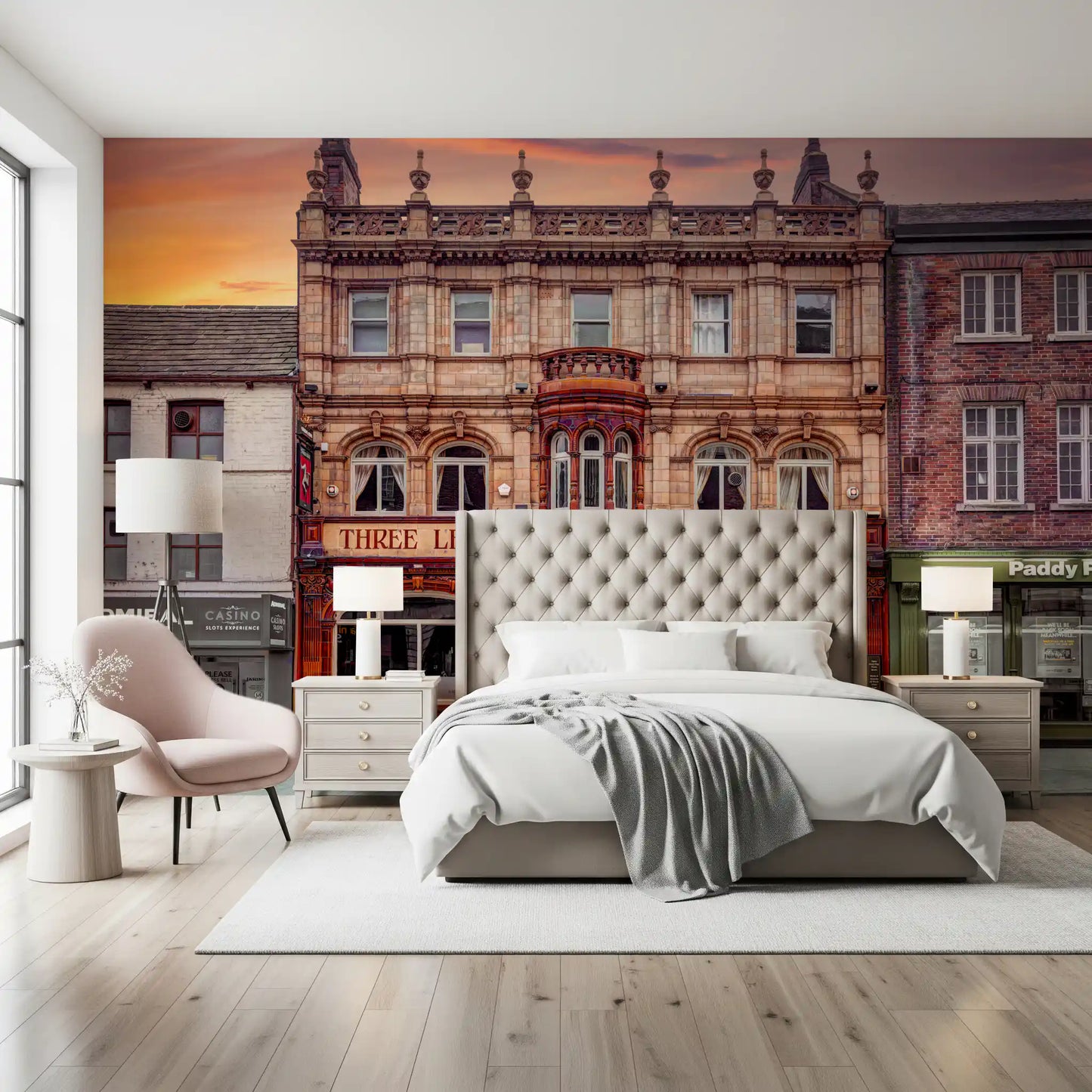 Three Legs: A Timeless Landmark Wall Mural