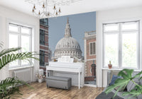 London skyline wall mural featuring heritage stone structures
