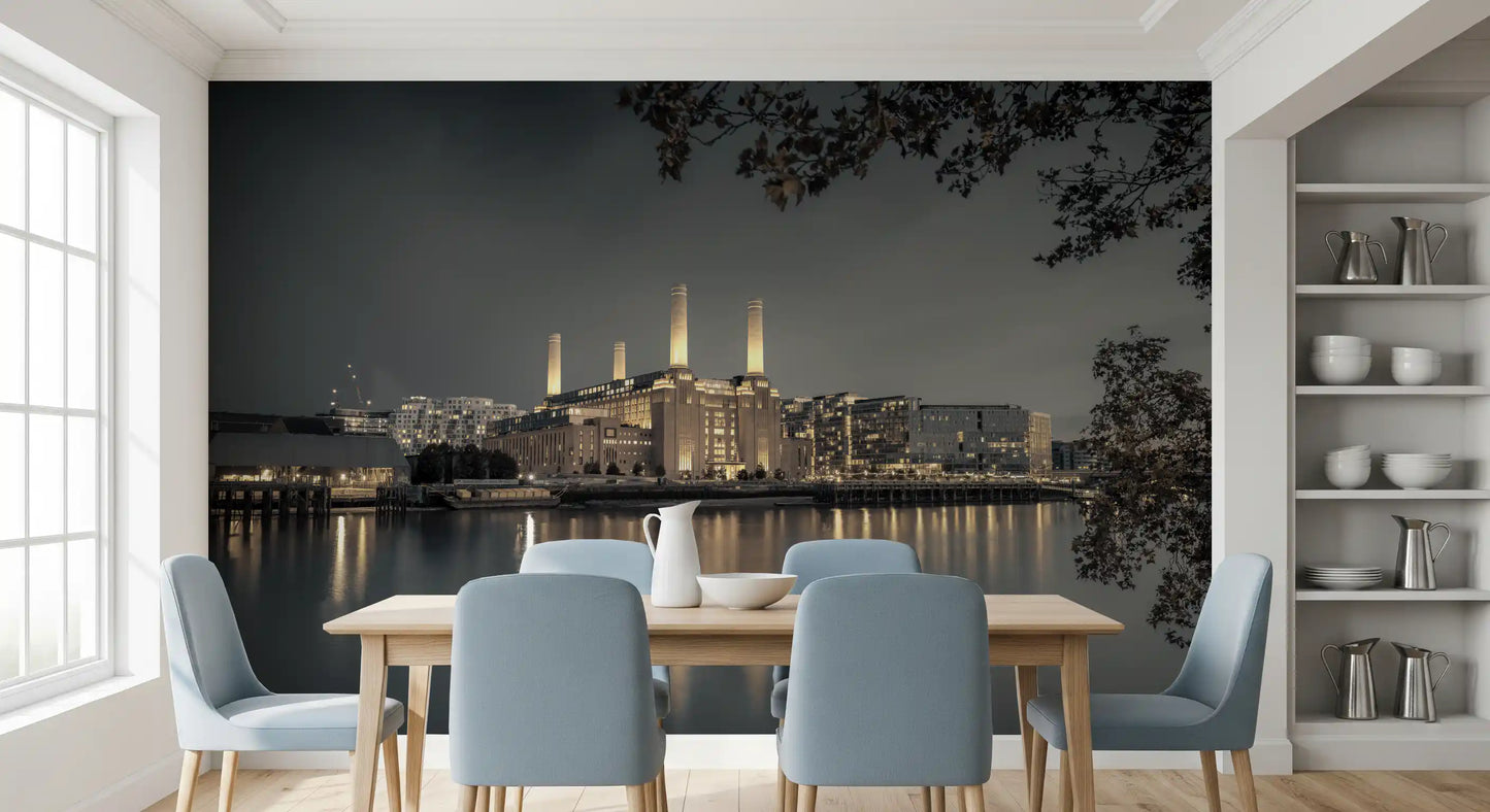London's Illuminated Icon Wall Mural