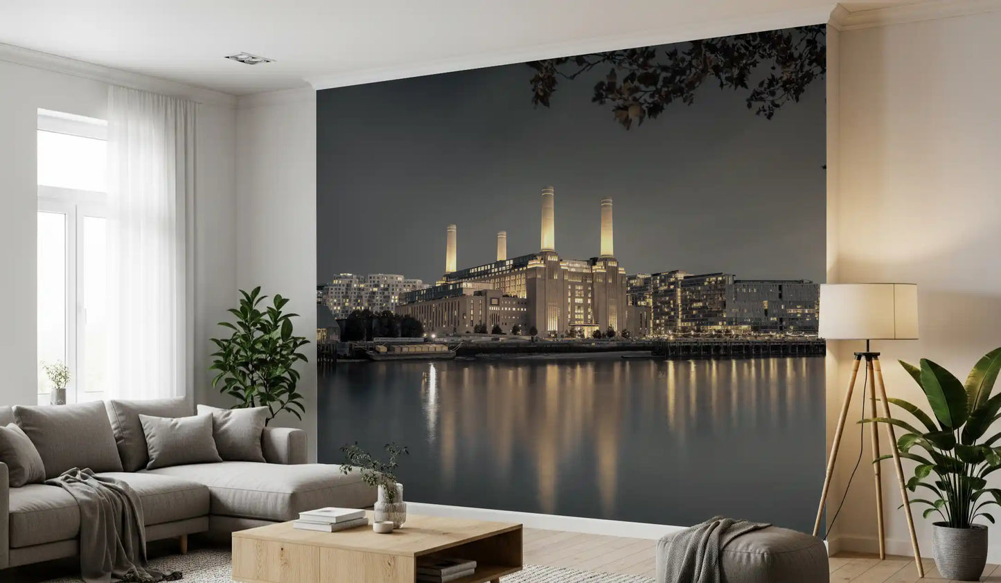 London's Illuminated Icon Wall Mural