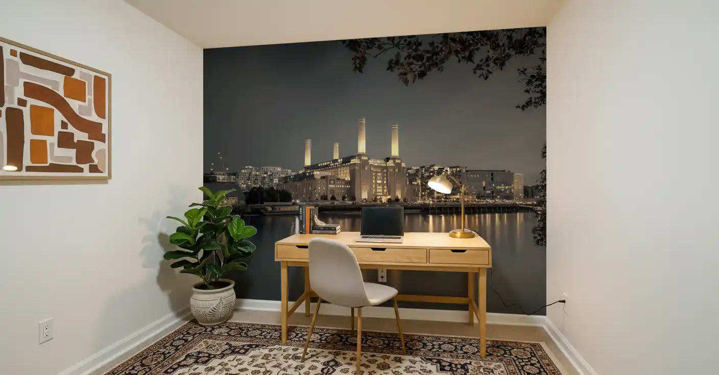 London's Illuminated Icon Wall Mural