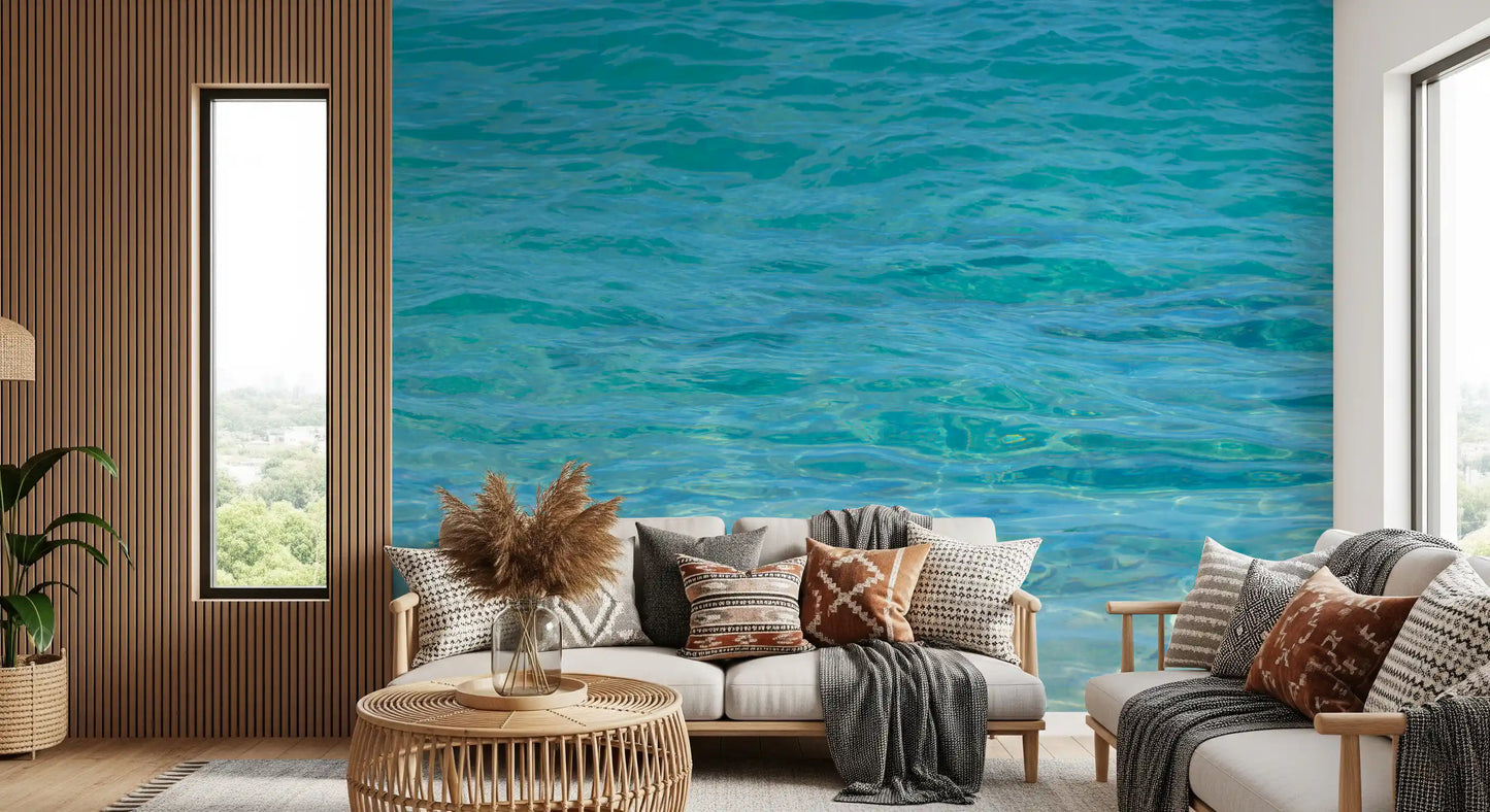 Aqua Serenity Wall Mural