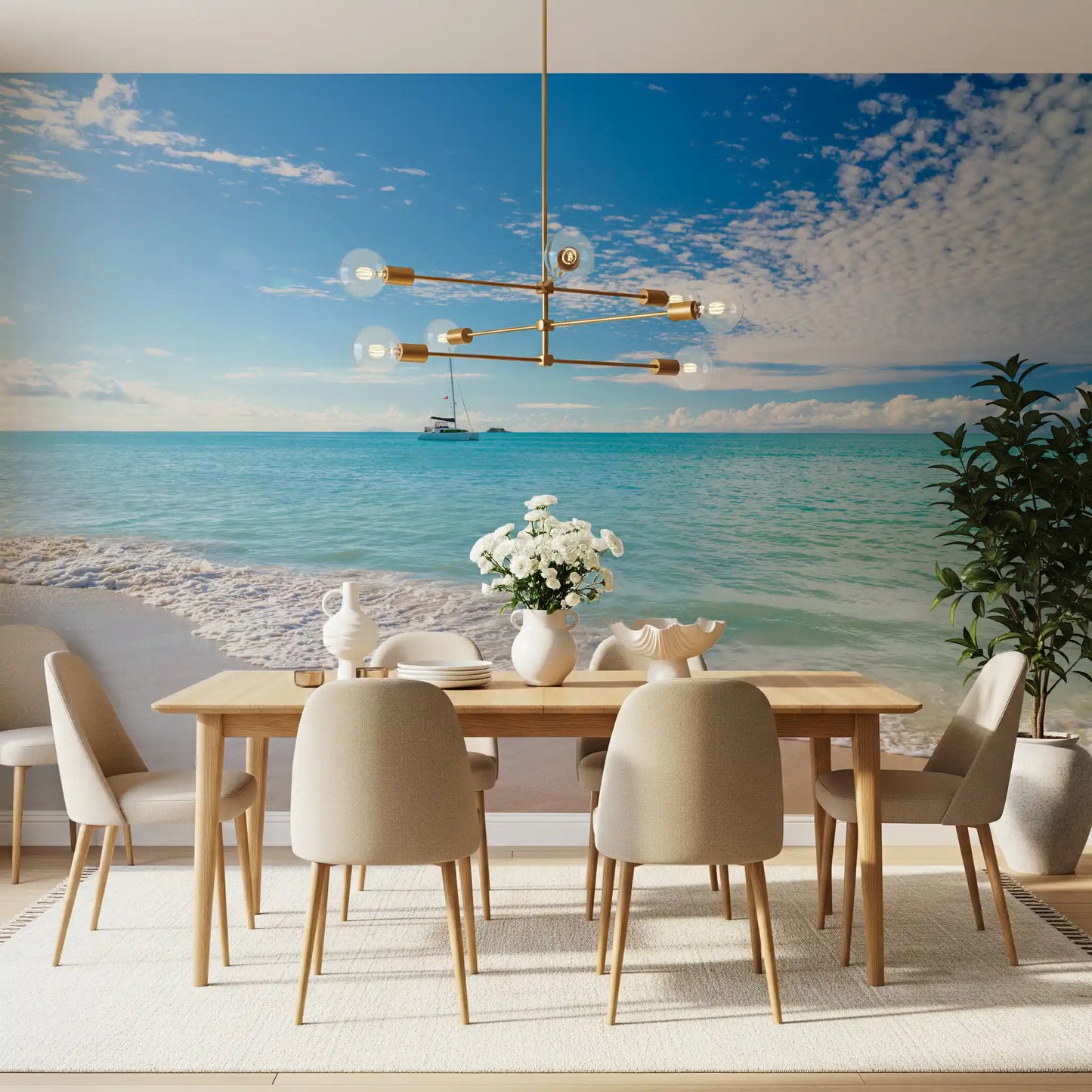 Sandy Cove Serenity Wall Mural