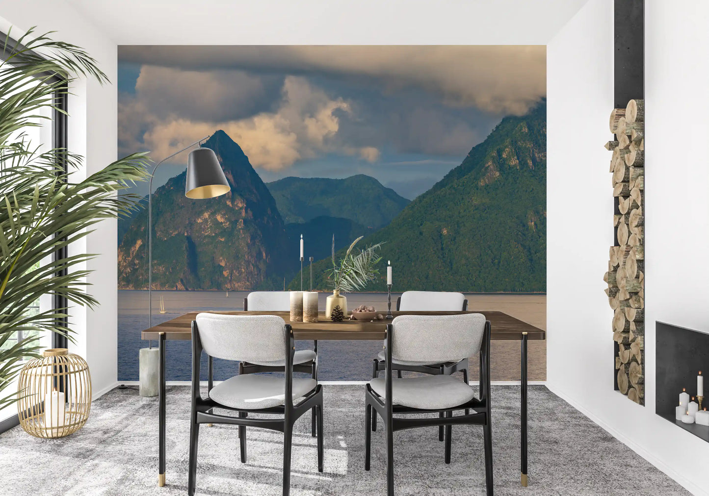 Caribbean Majesty: Pitons Serenity Wall Mural