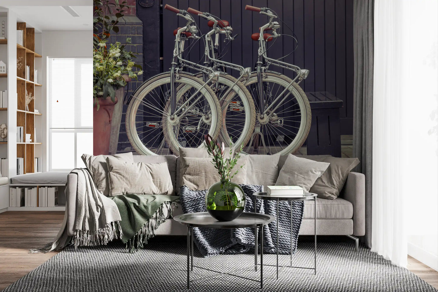 Vintage Urban Cycles Wall Mural