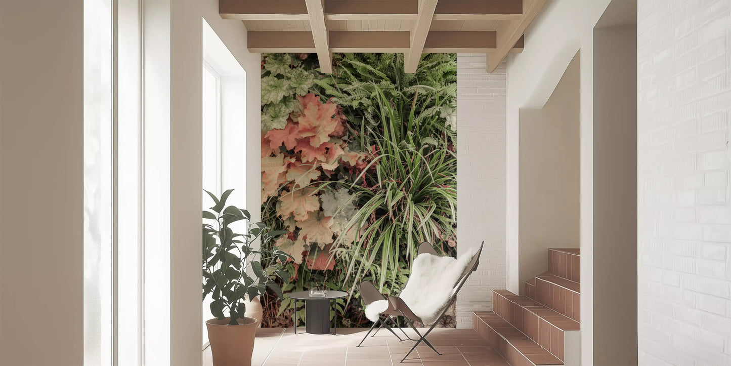 Muted Garden Layers Wall Mural