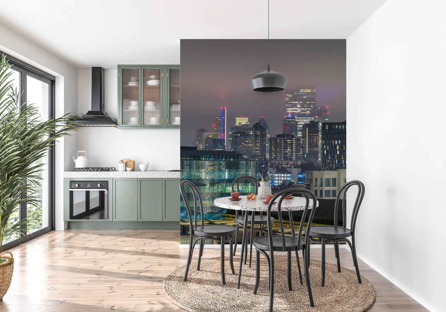 Metropolitan Haze Wall Mural