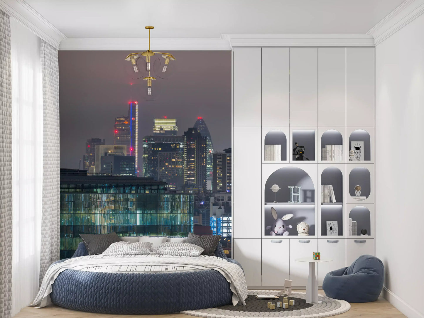 Metropolitan Haze Wall Mural