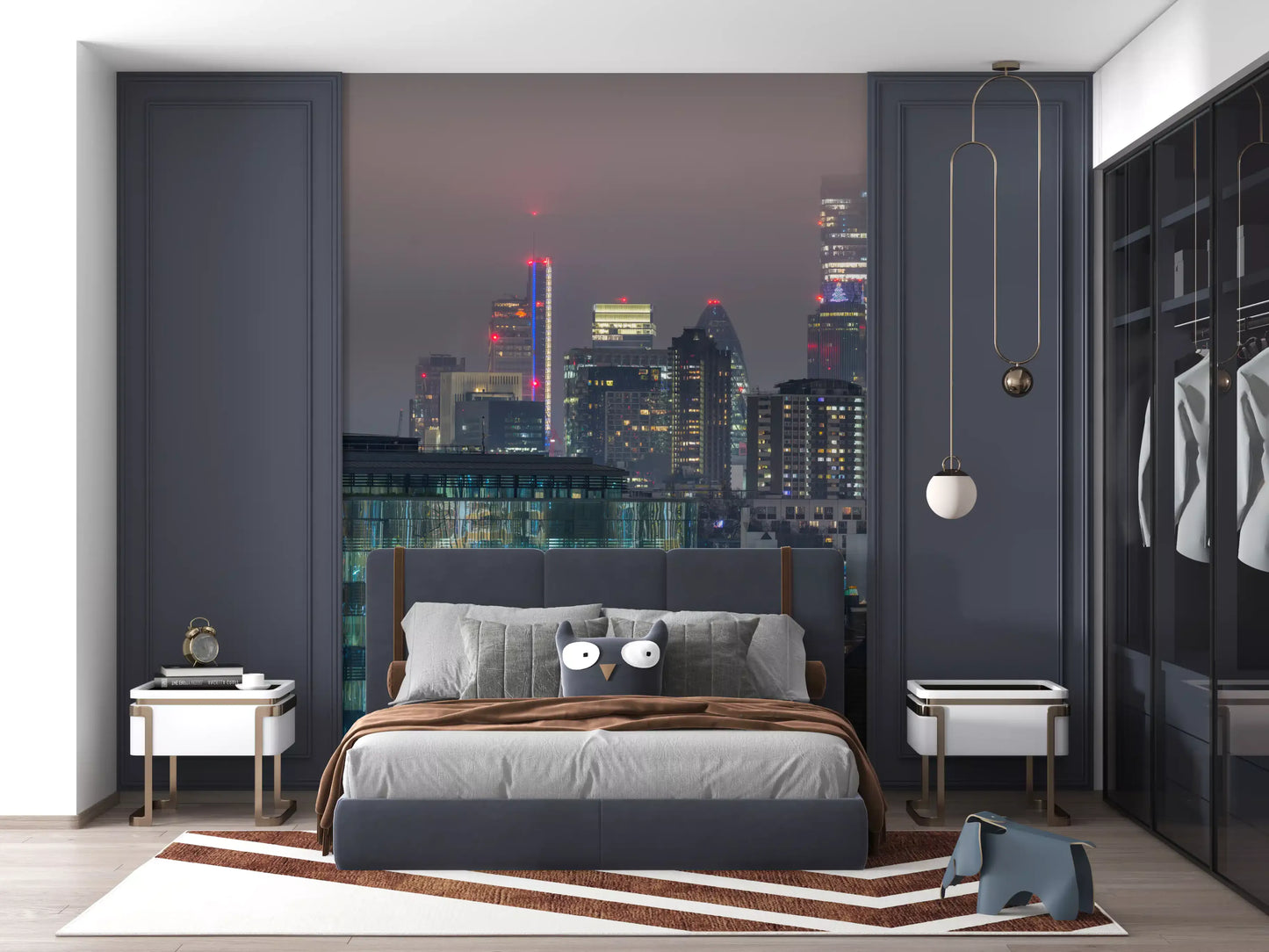 Metropolitan Haze Wall Mural
