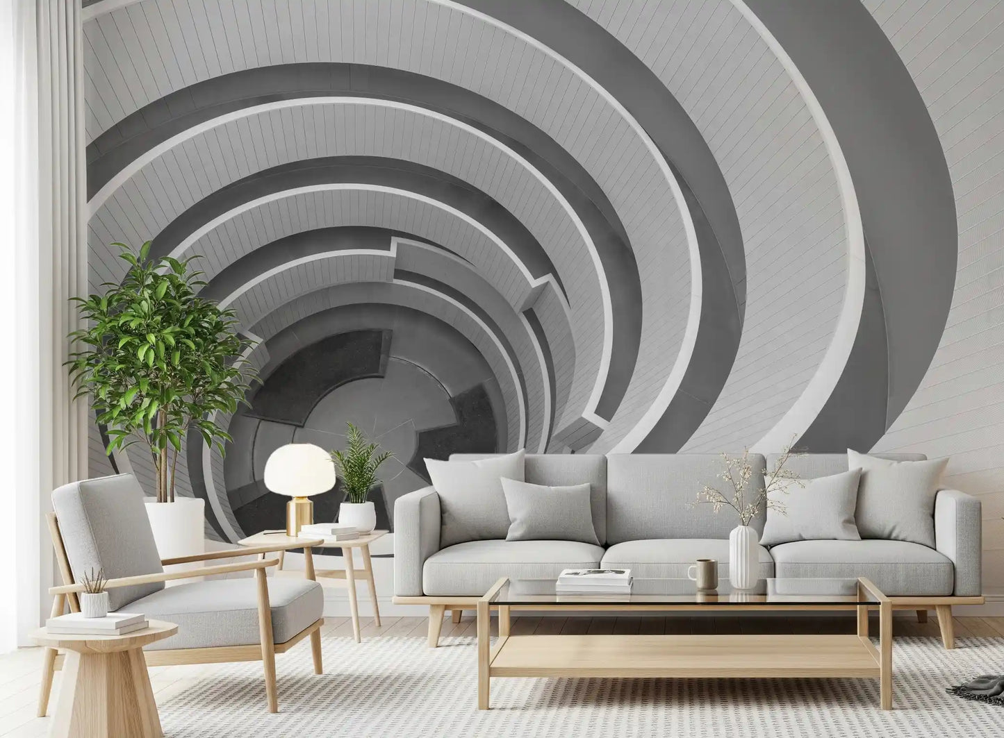 Infinite Geometry Wall Mural