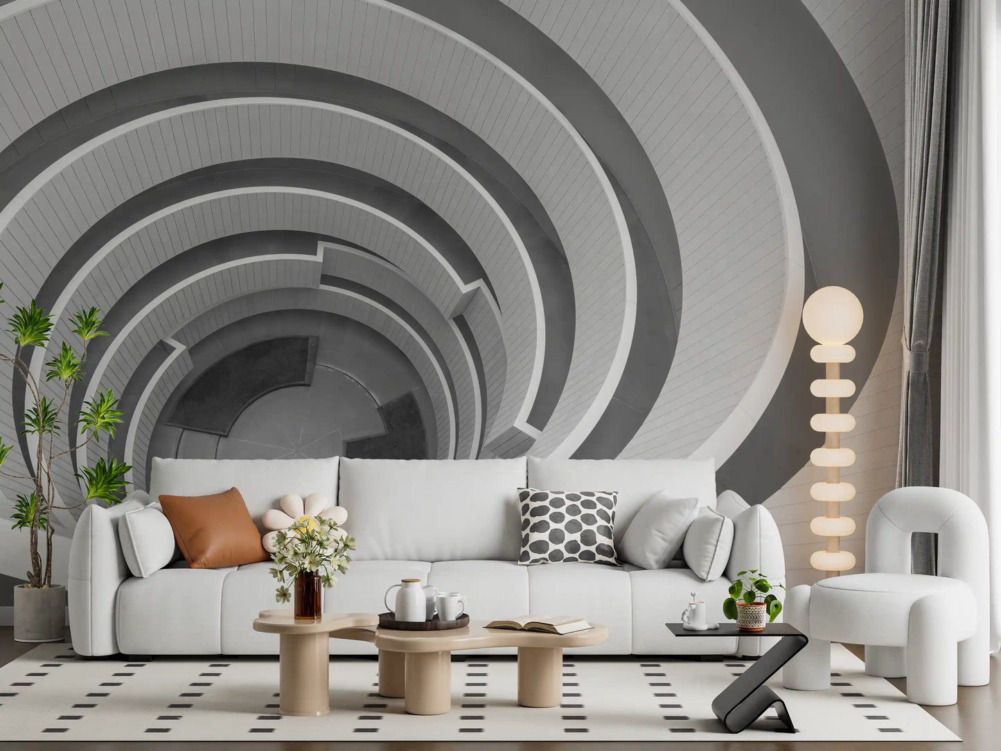 Infinite Geometry Wall Mural