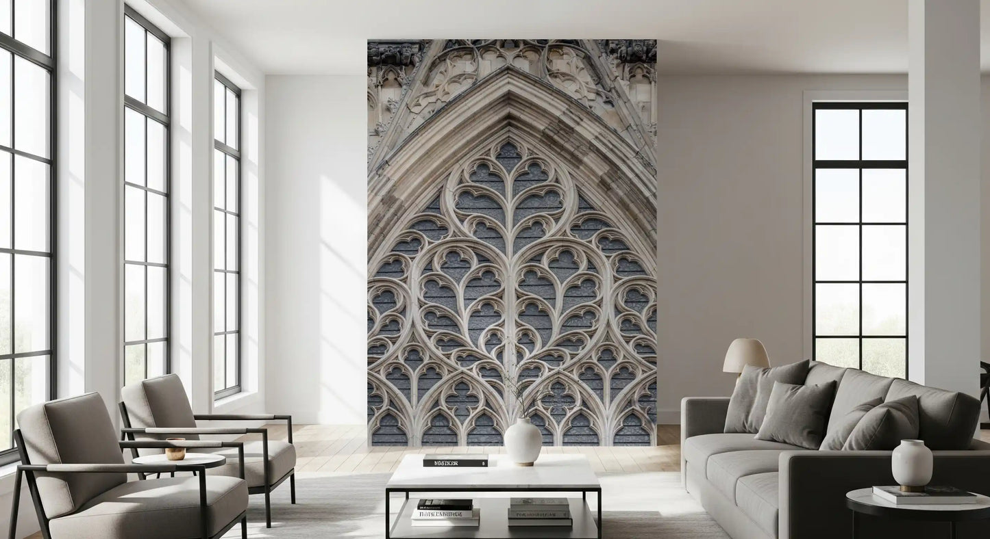 Gothic Grandeur Window Wall Mural