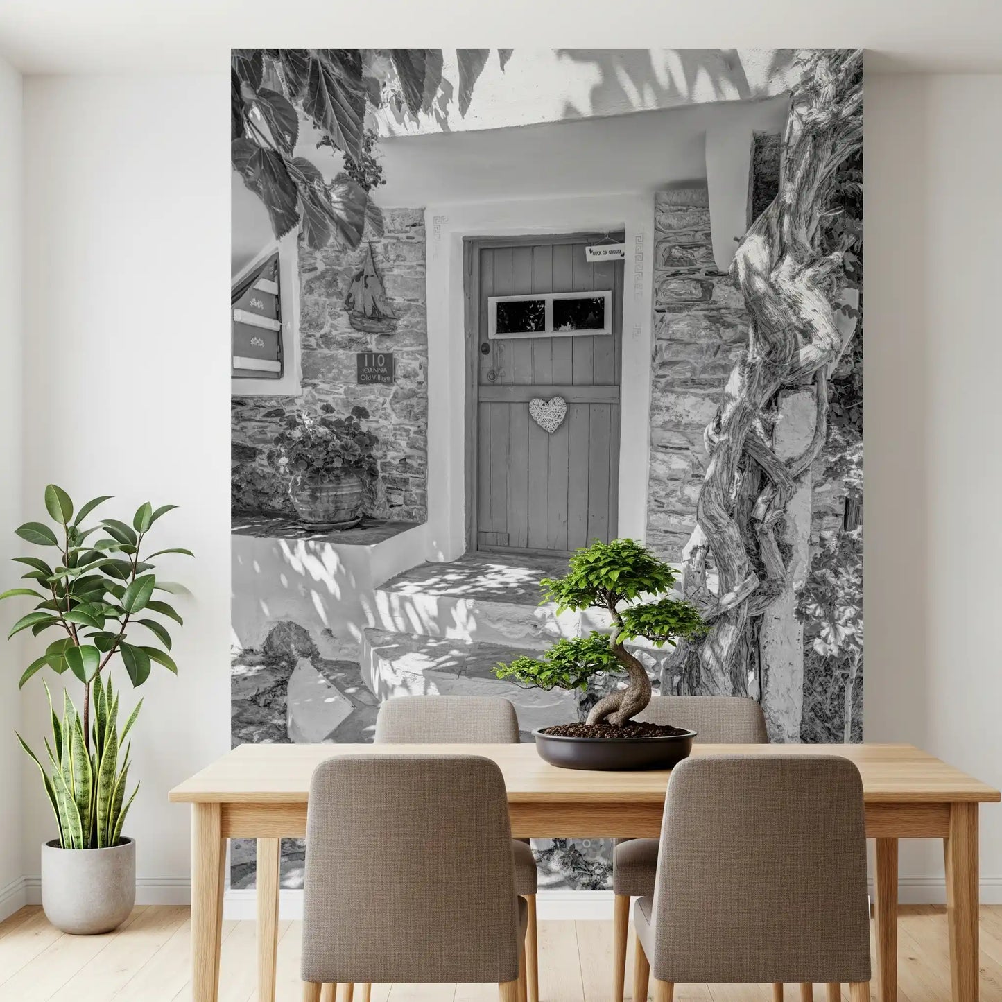 Heartfelt Village Entry Wall Mural
