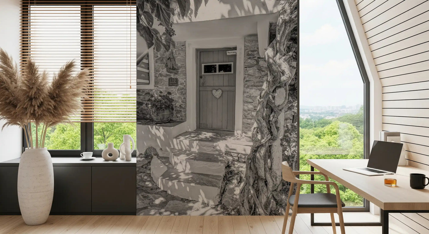 Heartfelt Village Entry Wall Mural