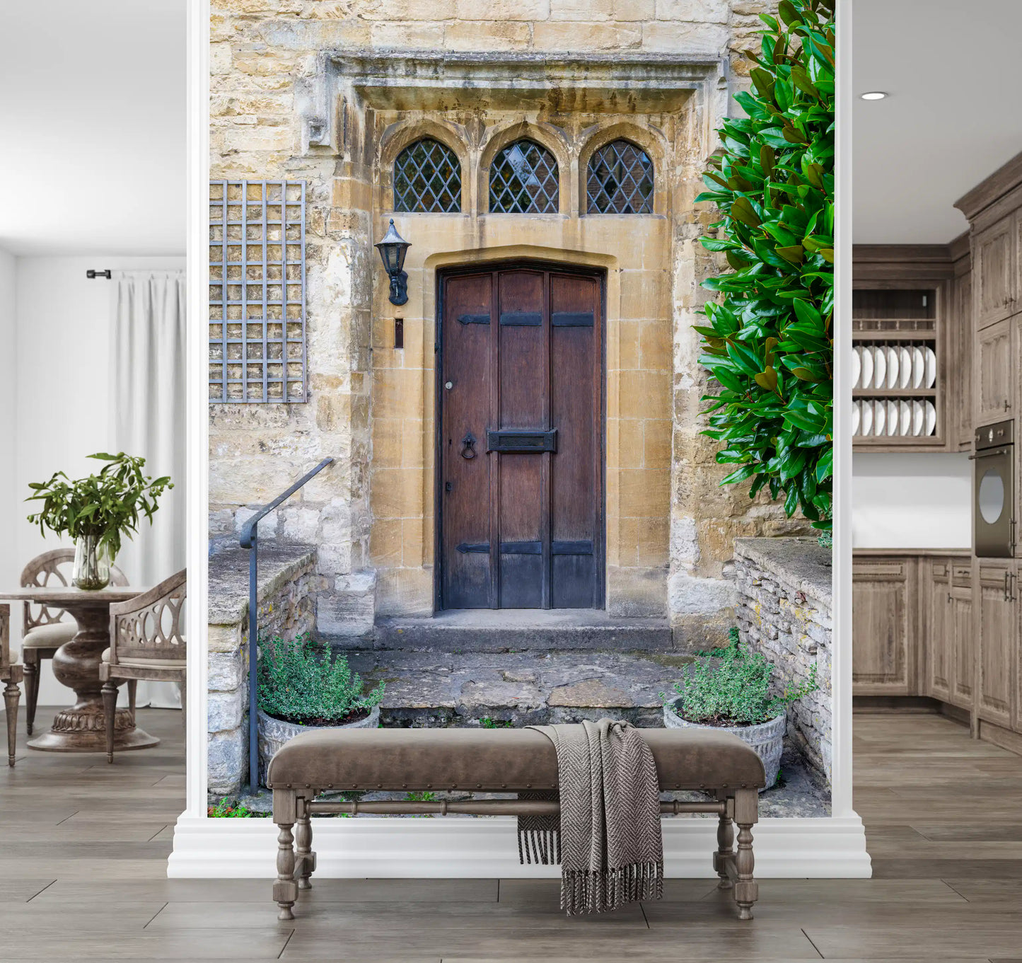 Timeless Stone Archway Wall Mural