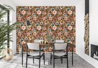 Earthy Bloom Medley Wallpaper⁠