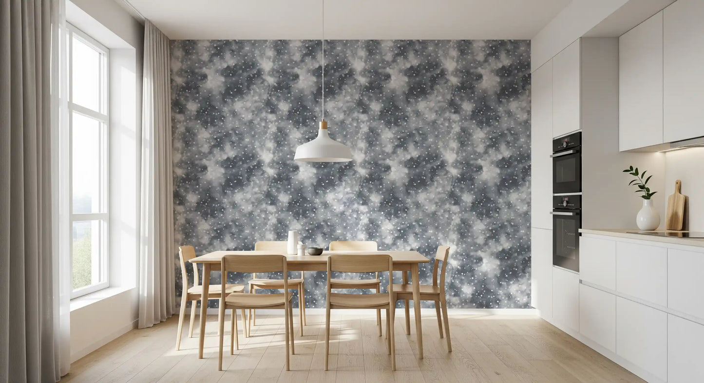 Silvered Mist & Light Dots Wallpaper⁠