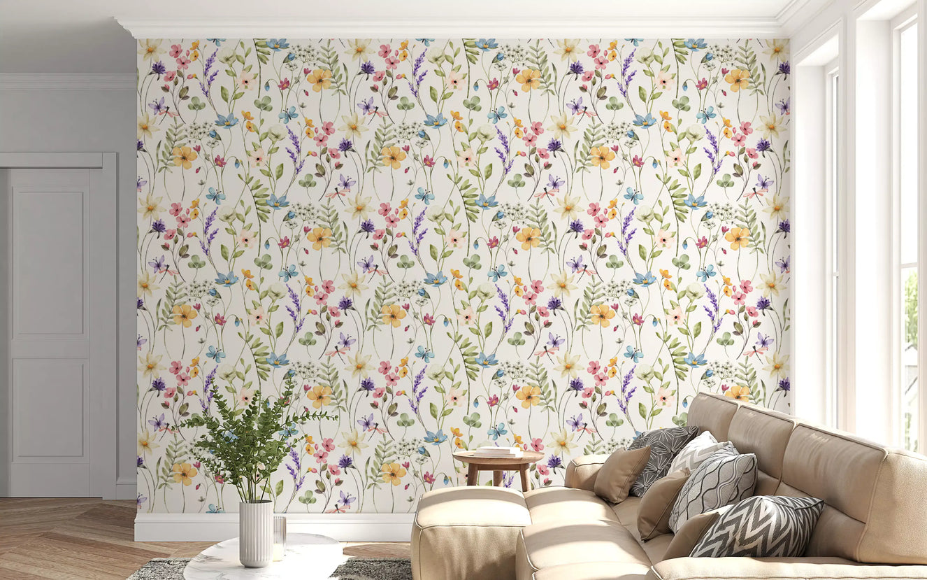 Wildflower Meadow Wallpaper⁠