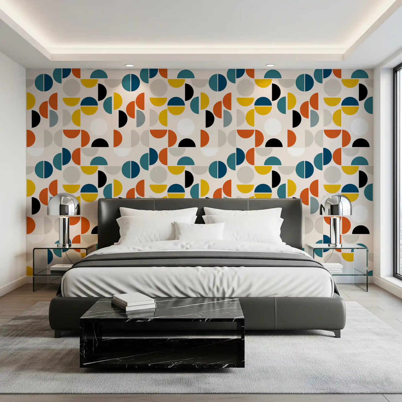 Geometric Rhythm Wallpaper⁠