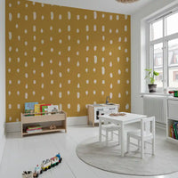 Splashed across a Kids room, the Seed Dots wall mural keeps an even retro pulse.