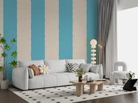 Blush Pink Stripe Wallpaper Grandmillennial Wallpaper⁠