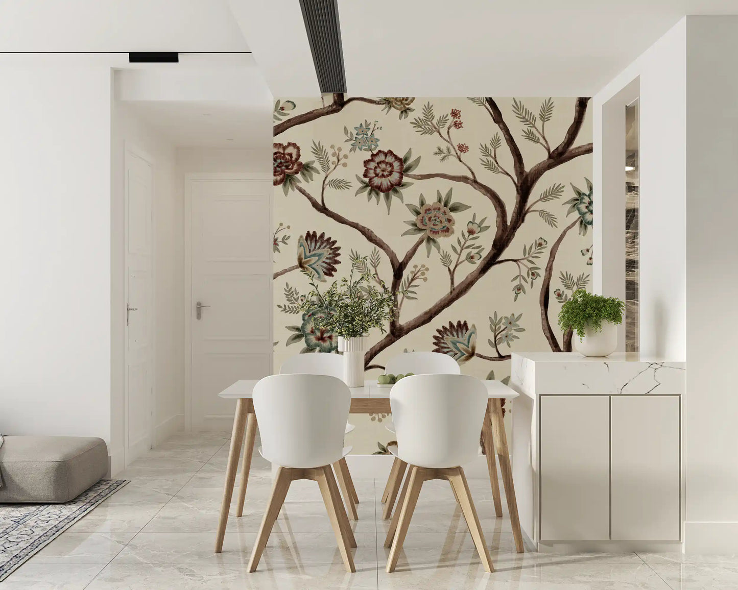 Never Ending Tree Chintz Revival Bright Wall Mural